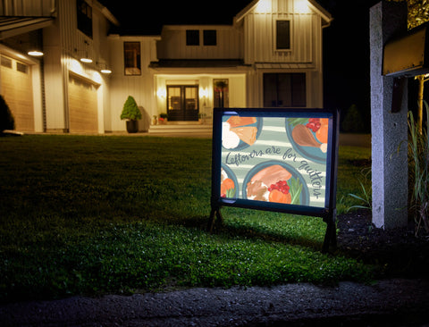 Leftovers Are For Quitters Yardsy Sign