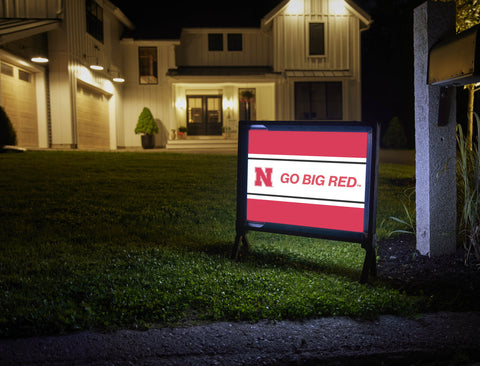 Nebraska N Go Big Red Yardsy Sign