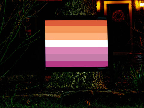 Lesbian Pride Flag Yardsy Sign
