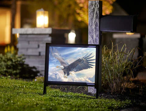 Soaring Eagle Patriotic Yardsy Sign