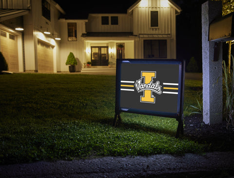 University of Idaho Vandals Black Yardsy Sign