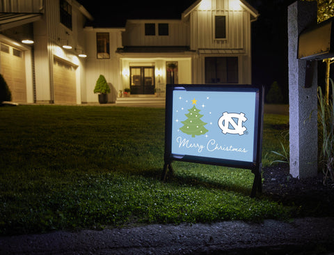 North Carolina Merry Christmas Yardsy Sign