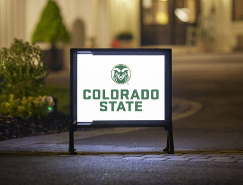 Colorado State White Yardsy Sign