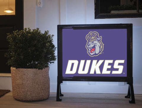 Duke Dog Purple Dukes Yardsy Sign