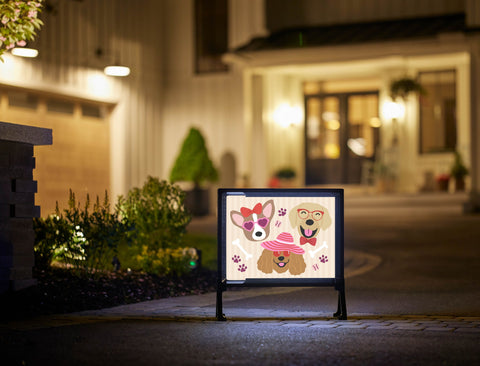 Dog Vogue Yardsy Sign