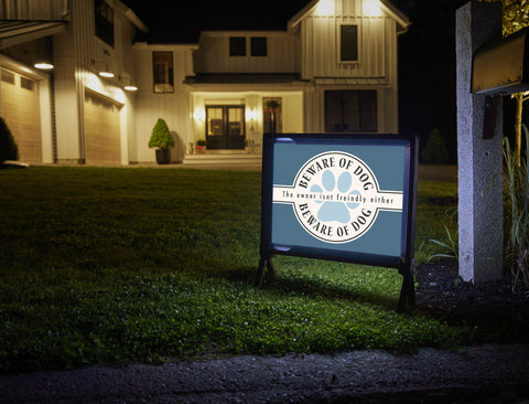 Beware Of Dog Yardsy Sign