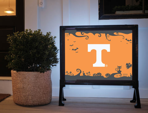 Halloween Tennessee T Orange Yardsy Sign