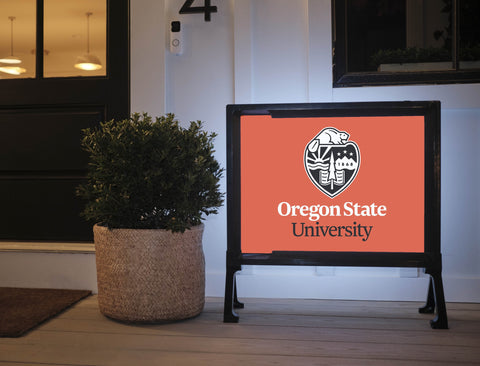 Oregon State Institutional Mark Orange Yardsy Sign
