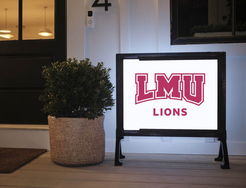 LMU Lions Mark Crimson Yardsy Sign
