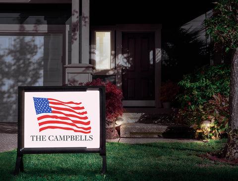 American Flag Custom Yardsy Sign