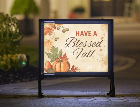 Have a Blessed Fall Yardsy Sign