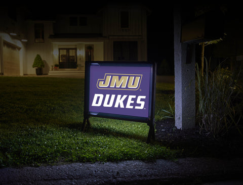 JMU Dukes Purple Yardsy Sign