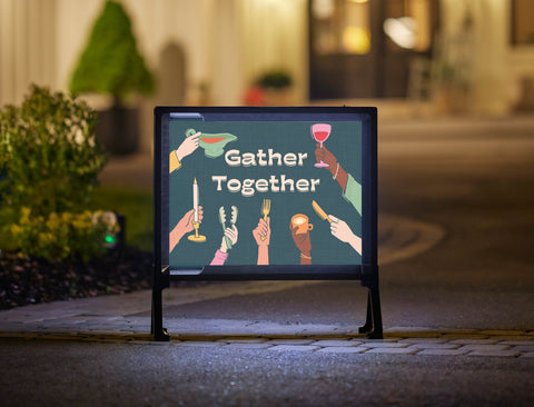 Gather Together Yardsy Sign