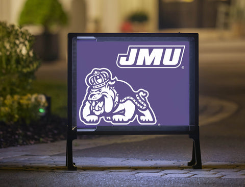 JMU Purple Duke Dog Yardsy Sign