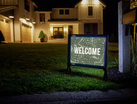Tropical Welcome Yardsy Sign