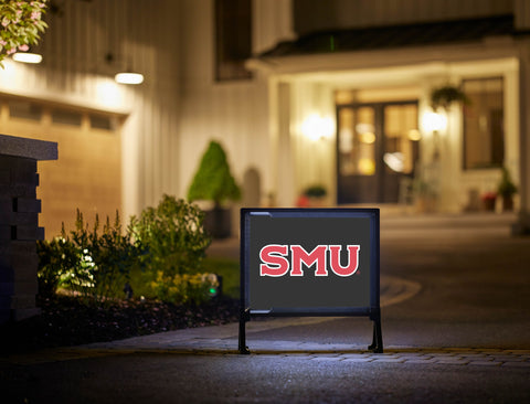 SMU Black Red Yardsy Sign