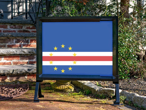 Flag Cape Verde Yardsy Sign