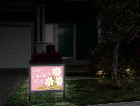 Happy Mother's Day Daisy Yardsy Sign