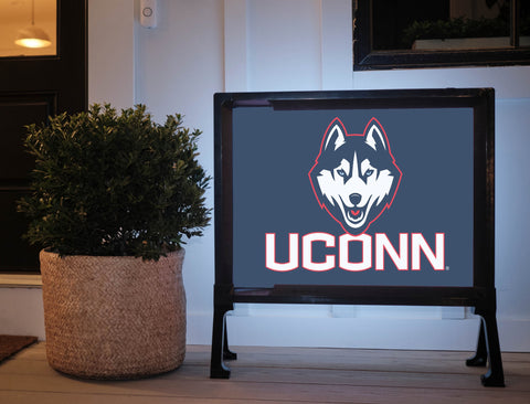 UConn Huskies Color Block Yardsy Sign