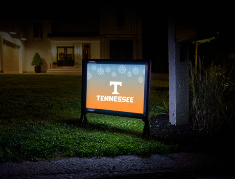 Snowflake Sunset Tennessee T Holiday Yardsy Sign