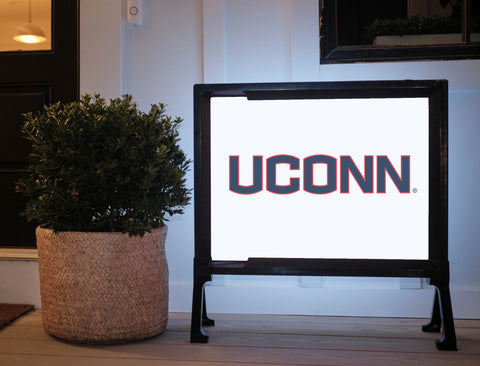 UConn Color Block Yardsy Sign