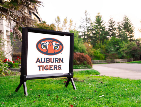 Auburn Tigers Eyes White Yardsy Sign