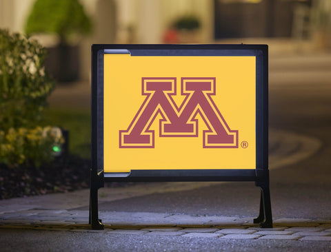 Minnesota M Gold Yardsy Sign