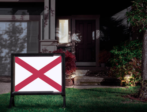 Alabama State Flag Yardsy Sign
