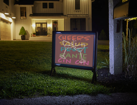 Cheers Yardsy Sign
