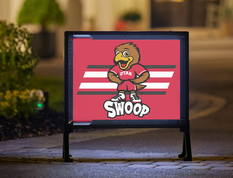 Utah Swoop Utes Yardsy Sign