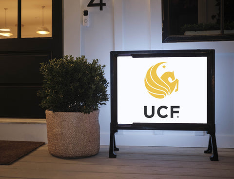 UCF Institutional Mark White Yardsy Sign
