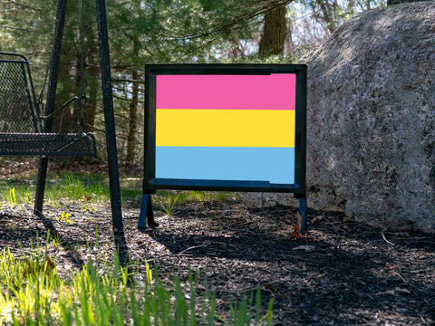 Pansexual Pride Flag Yardsy Sign
