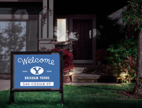 Welcome Brigham Young Custom Yardsy Sign