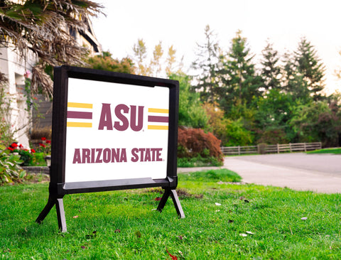 Arizona State ASU Stripes White Yardsy Sign