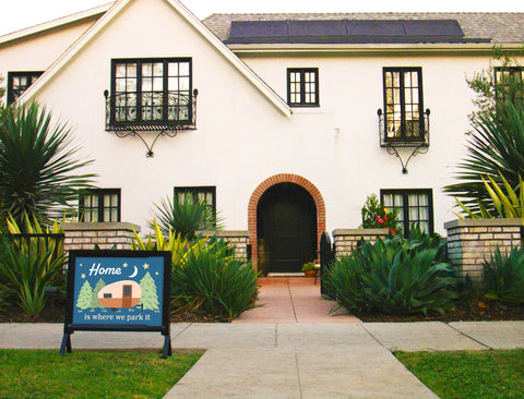 Home Is Where We Park It Yardsy Sign