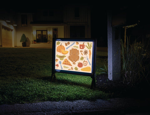 Thanksgiving Feast Yardsy Sign