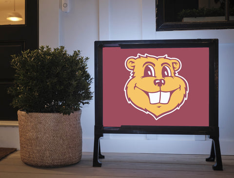 Minnesota Goldy Maroon Yardsy Sign