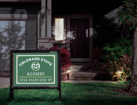 Alumni Colorado State Custom Yardsy Sign