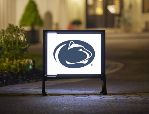 Penn State Lion Mark White Yardsy Sign