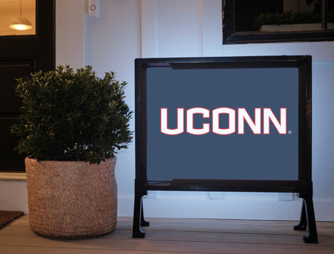 UConn Color Block Yardsy Sign