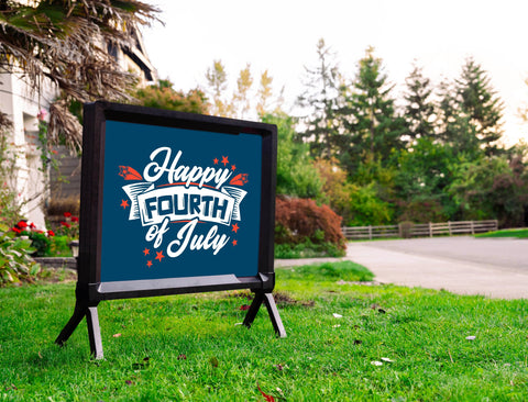 Happy Fourth Of July Yardsy Sign
