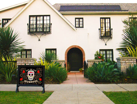 Dia De Los Muertos Skull Yardsy Sign
