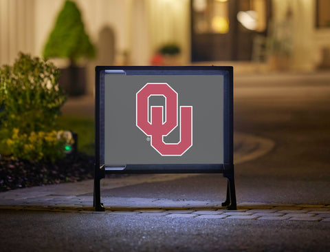 Oklahoma Athletics Mark Gray Yardsy Sign