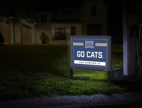 Montana State Go Cats Go Custom Yardsy Sign