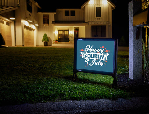 Happy Fourth Of July Yardsy Sign