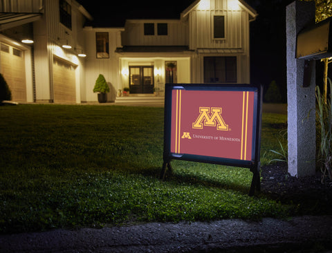 University Of Minnesota M Maroon Yardsy Sign