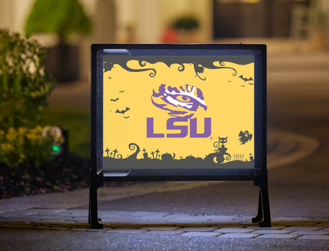 LSU Halloween Tigers Eye Yardsy Sign