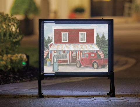 Small Town America Yardsy Sign