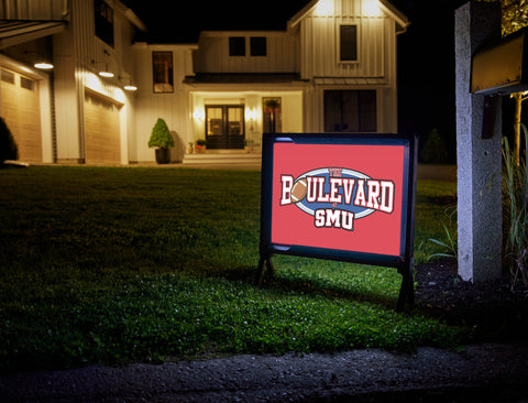 SMU Boulevard Yardsy Sign
