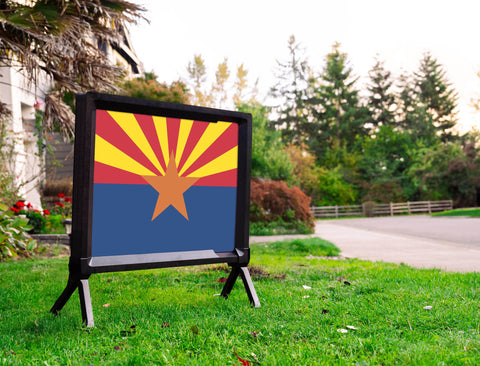 Arizona State Flag Yardsy Sign
